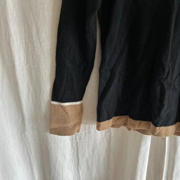 Vintage Anne Klein 100% Cashmere Crew Neck Sweater Black - Picture 6 of 9